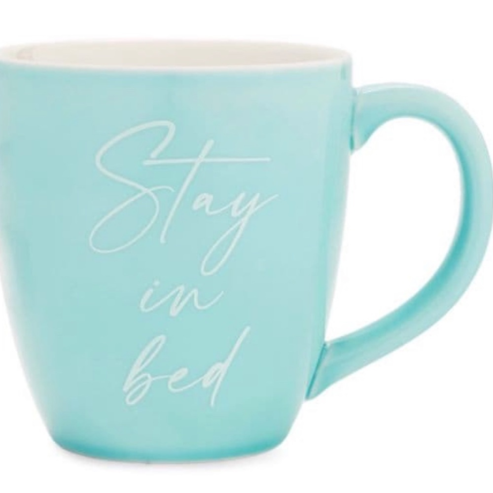 NWT JILL & ALLY Stay In Bed Ceramic Mug